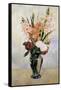 Gladiolus-Pierre-Auguste Renoir-Framed Stretched Canvas