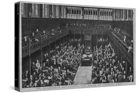 Gladstone Addresses House of Commons-null-Stretched Canvas