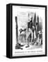 Gladstone as Actor-John Tenniel-Framed Stretched Canvas