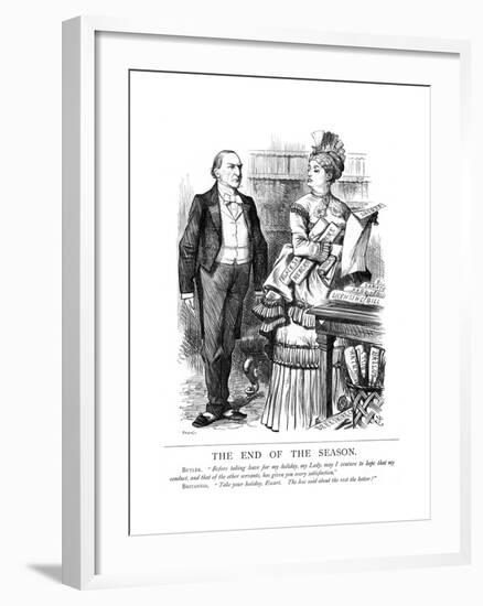 Gladstone as Butler-John Tenniel-Framed Giclee Print
