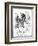 Gladstone as Cyclist-John Tenniel-Framed Art Print