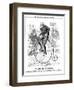 Gladstone as Cyclist-John Tenniel-Framed Art Print