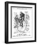 Gladstone as Cyclist-John Tenniel-Framed Art Print