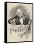 Gladstone Delivering a Speech in the House of Commons-null-Framed Stretched Canvas