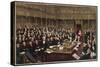 Gladstone Delivers His Last Speech in the House of Commons-null-Stretched Canvas
