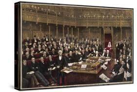 Gladstone Delivers His Last Speech in the House of Commons-null-Stretched Canvas