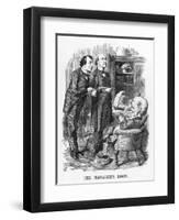 Gladstone, Disraeli 1874-John Tenniel-Framed Art Print