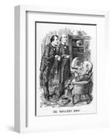 Gladstone, Disraeli 1874-John Tenniel-Framed Art Print