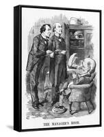Gladstone, Disraeli 1874-John Tenniel-Framed Stretched Canvas