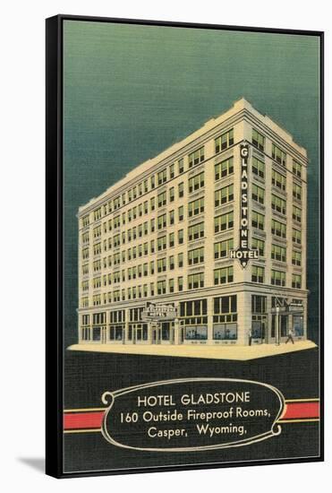 Gladstone Hotel, Casper, Wyoming-null-Framed Stretched Canvas
