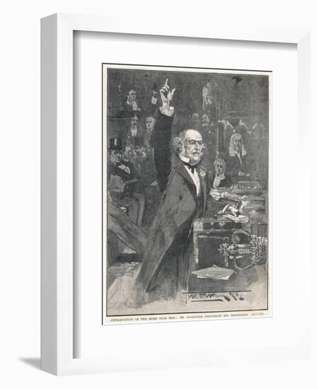 Gladstone in 1886-Walter Wilson-Framed Art Print