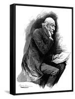 Gladstone in 1888-Harry Furniss-Framed Stretched Canvas