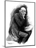 Gladstone in 1888-Harry Furniss-Mounted Art Print