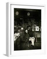 Gladstone in Library-null-Framed Photographic Print