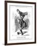 Gladstone Leapfrogs-John Tenniel-Framed Art Print