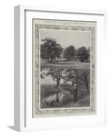 Gladstone Park, at Dollis Hill, to Be Opened on 25 May-null-Framed Giclee Print