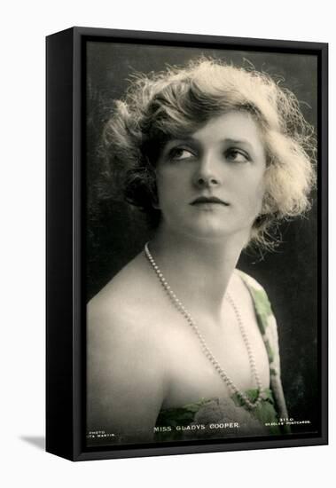 Gladys Cooper (1888-197), English Actress, Early 20th Century-J Beagles & Co-Framed Stretched Canvas