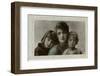 Gladys Cooper and Her Children-null-Framed Photographic Print