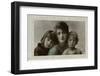 Gladys Cooper and Her Children-null-Framed Photographic Print