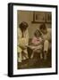 Gladys Cooper with Husband and Daughter-Horace Nicholls-Framed Photographic Print