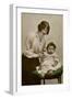 Gladys Cooper with One of Her Children-null-Framed Photographic Print