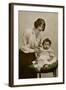 Gladys Cooper with One of Her Children-null-Framed Photographic Print