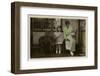 Gladys Cooper with Two Children and Dog-null-Framed Photographic Print