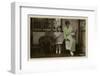 Gladys Cooper with Two Children and Dog-null-Framed Photographic Print