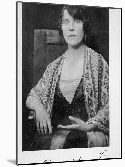 Gladys Osborne Leonard English Spirit Medium-null-Mounted Photographic Print