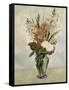 Glaïeuls-Pierre-Auguste Renoir-Framed Stretched Canvas