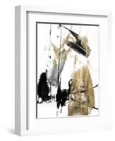 Glam & Black II-Jennifer Goldberger-Framed Art Print