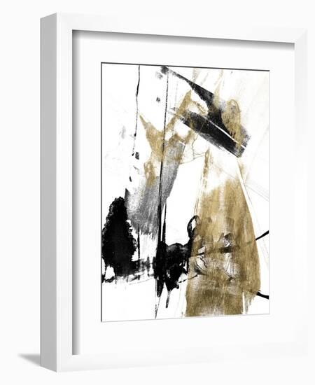 Glam & Black II-Jennifer Goldberger-Framed Art Print