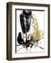 Glam & Black IV-Jennifer Goldberger-Framed Art Print