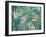 Glam Leaves Teal 1-Urban Epiphany-Framed Art Print