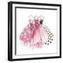 Glam Trio-Sandra Jacobs-Framed Giclee Print