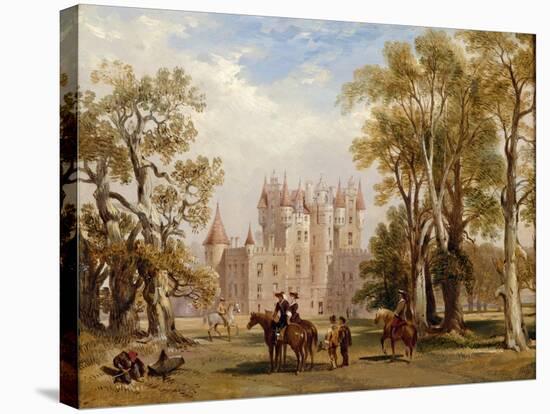Glamis Castle, Angus-null-Stretched Canvas