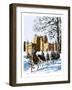 Glamis Castle Occupied by the Roundheads-Green-Framed Giclee Print