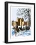 Glamis Castle Occupied by the Roundheads-Green-Framed Giclee Print