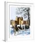 Glamis Castle Occupied by the Roundheads-Green-Framed Giclee Print