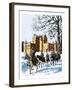 Glamis Castle Occupied by the Roundheads-Green-Framed Giclee Print