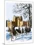 Glamis Castle Occupied by the Roundheads-Green-Mounted Giclee Print