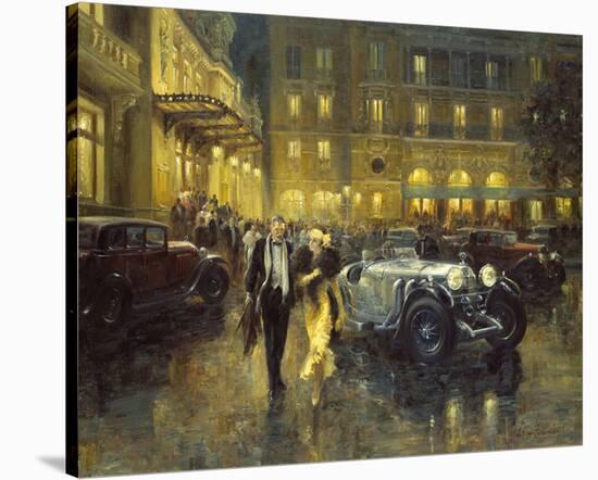 Glamorous Evening-Alan Fearnley-Stretched Canvas