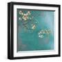 Glamorous on Teal I-Patricia Pinto-Framed Art Print