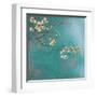 Glamorous on Teal I-Patricia Pinto-Framed Art Print