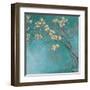 Glamorous on Teal II-Patricia Pinto-Framed Art Print