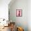 Glamour Cat in Pink-Fab Funky-Framed Stretched Canvas displayed on a wall