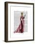 Glamour Fox in Pink-Fab Funky-Framed Art Print