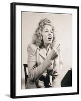 Glamour Girl about to Sneeze-Philip Gendreau-Framed Photographic Print