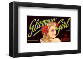 Glamour Girl-null-Framed Art Print