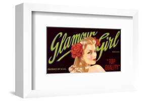 Glamour Girl-null-Framed Art Print